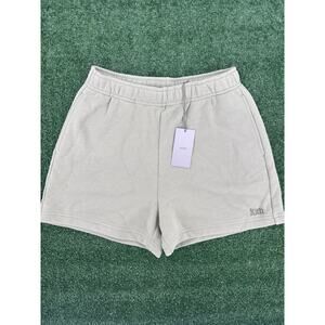Kith Womens Rayne Sweatshorts Green Khaki Size Large